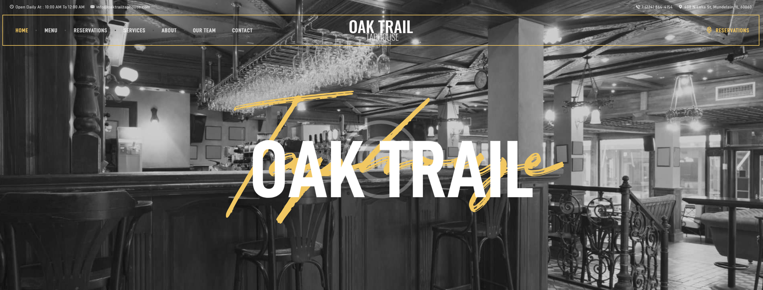 Oak Trail Website Screenshot
